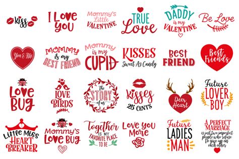 Download Free Valentines Bundle: 86 Valentines Quotes in SVG, DXF, CDR, EPS, AI,
JPG, PDF and PNG formats Commercial Use